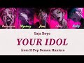 Your Idol - K-Pop Demon Hunters: Color-Coded Lyrics Video