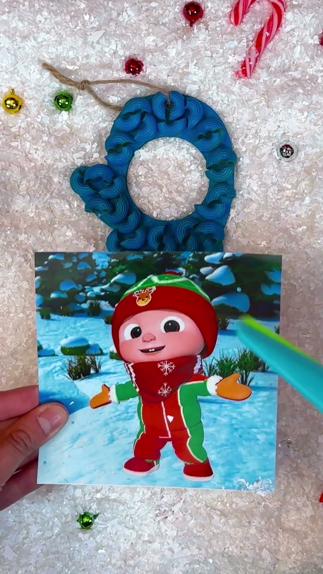 ?Decorating Christmas Ornaments  #cocomelon #shorts #learningvideos