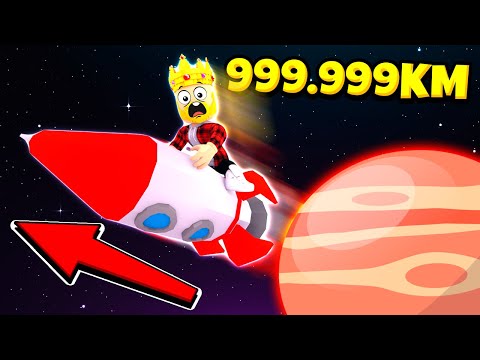 СДЕЛАЛ СУПЕР РАКЕТУ И ПРОЛЕТЕЛ 999.999.999КМ В КОСМОС! ROBLOX Blast Off Simulator