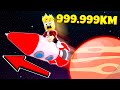 СДЕЛАЛ СУПЕР РАКЕТУ И ПРОЛЕТЕЛ 999.999.999КМ В КОСМОС! ROBLOX Blast Off Simulator