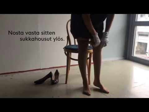 Video: Kuinka muotoilla mustat sukkahousut