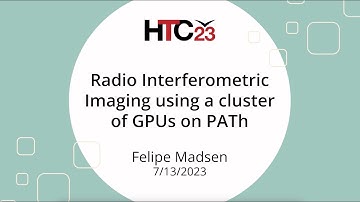 HTC23 Radio Interferometric Imaging using a cluster of GPUs on PATh