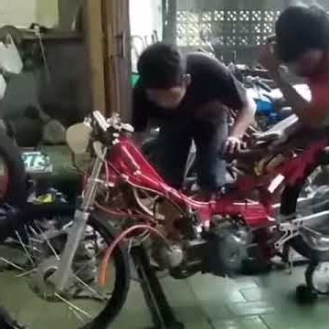 MODIF JUPITER Z DRAG DAN SUARA MOTOR RASA TIGER 200CC