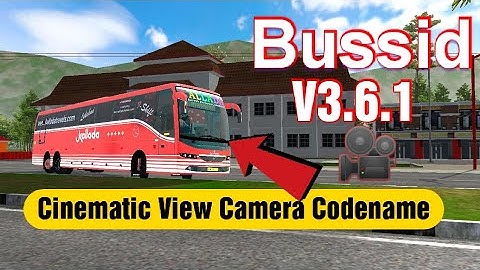 New Cinematic View Camera Mod Codename For Bussid V3.6.1 🎥 || Download Now 🤩 ||