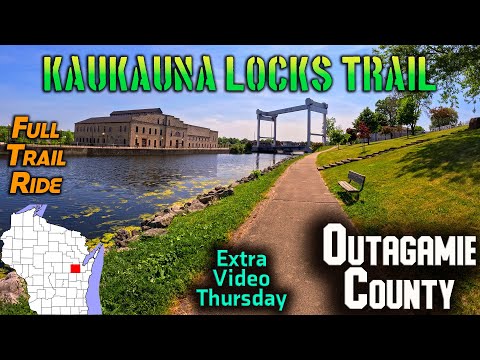 Kaukauna Locks Trail: Kaukauna, Wisconsin - Full Trail - Round Trip - May 2023