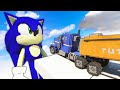 We Crashed Into SONIC with Cars - Teardown Mods Multiplayer