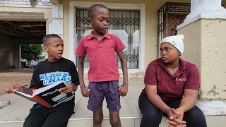 Kagiso and Lucas Helping Isaac with school work🤣🤣Malome Kat's Dumb Girlfriend 🤣