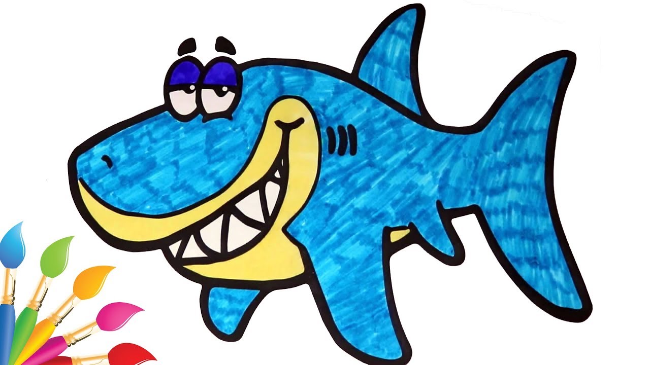 Fish coloring pages youtube