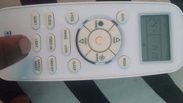 How to use AC remote tamil