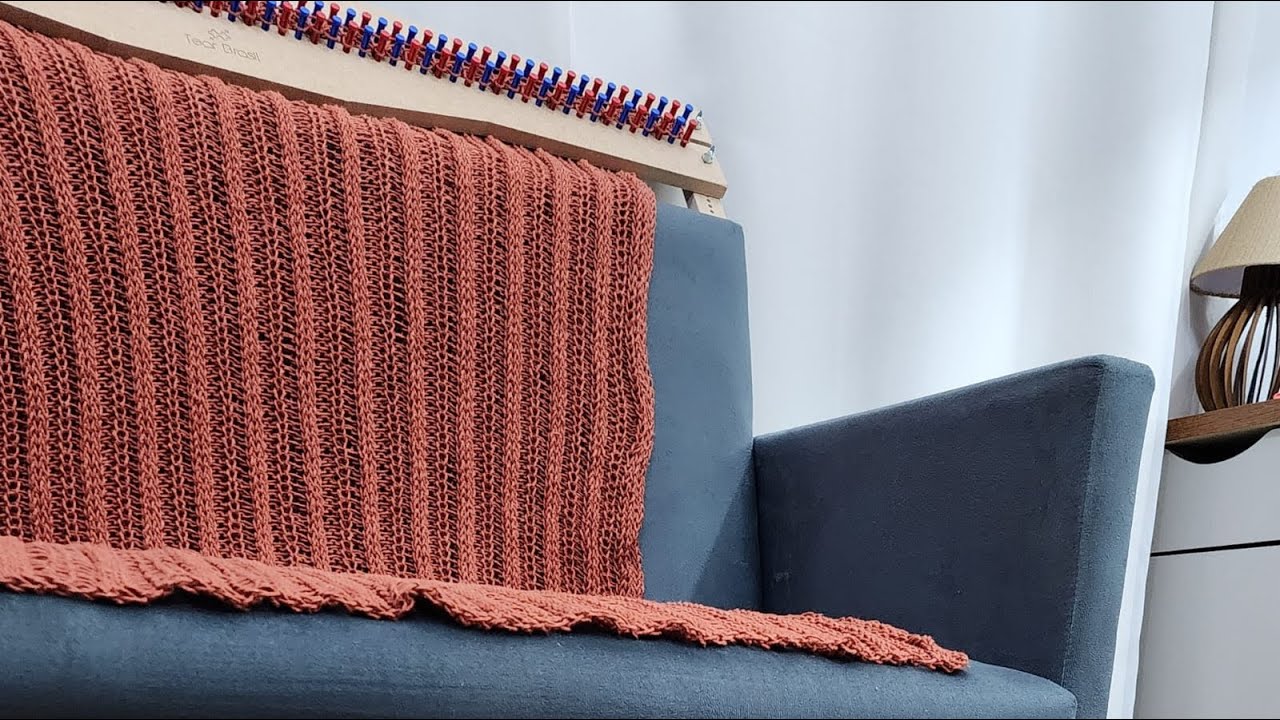 MANTA e TAPETE no TEAR LINEAR | Parte 2.