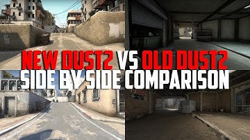 New Dust2 vs Old Dust2 | Side by side comparison