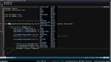 How to make a Mandelbrot Set Plotter in C++ and SFML