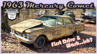 1963 Mercury Comet 260 V8 / FIRST DRIVE & WASH in 25 Years / Carburetor Rebuild and BUSTED Lines!!! by RevStoration 47,933 views 1 year ago 1 hour