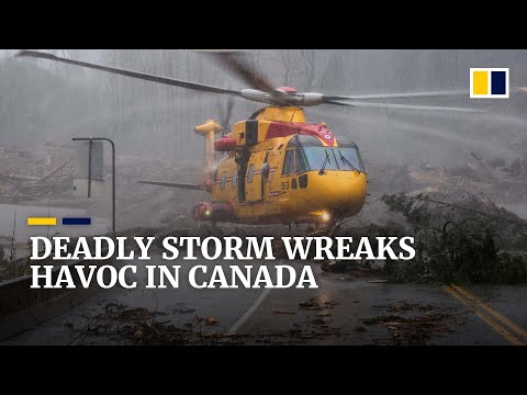 Vancouver cut off from rest of Canada as deadly storm leads to floods