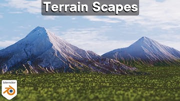 Creating Realistic Landscapes in Blender 🏔️ (Terrain Scapes Addon Review)