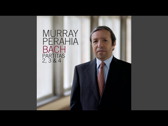 Bach - Partita pour clavier n°2: Sinfonia : Murray Perahia, piano