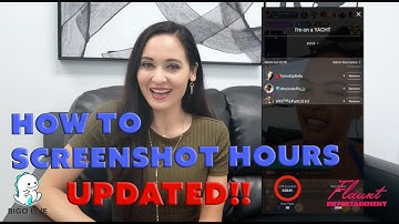 BIGO LIVE HOW TO VIDEOS | UPDATED! How to screenshot hours