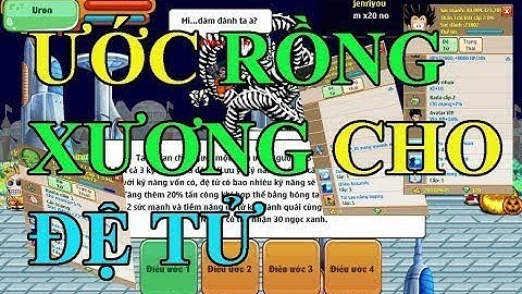 Ngọc Rồng Online - đổi skill đệ tử và tặng acc ss có đệ tử