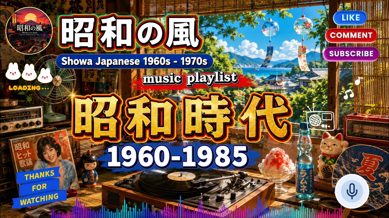 懐かしの昭和歌謡メドレー🎤 60歳以上が涙する名曲集 🌟 昭和50年から