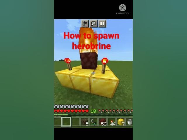 how to spawn herobrine 🤣🤣🤣 in Minecraft