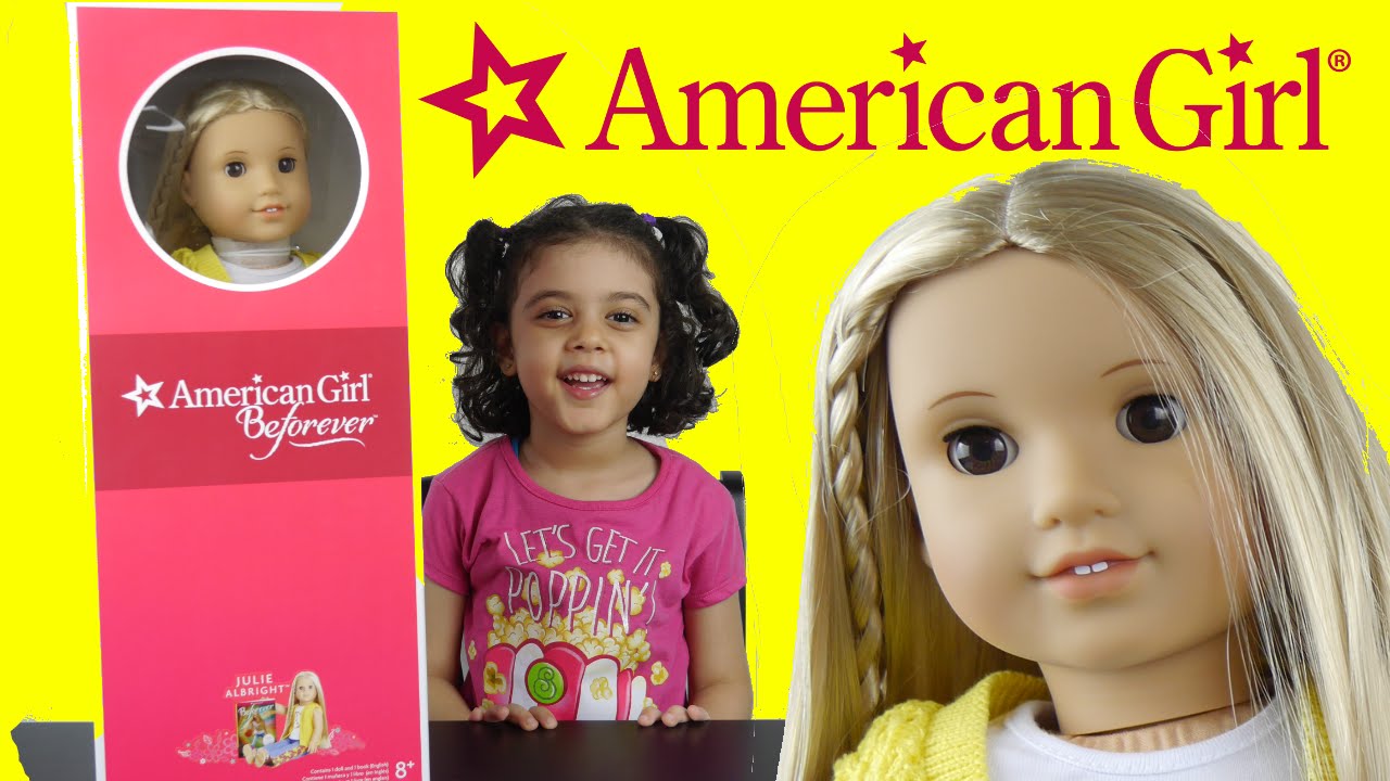 فتح صندوق أمريكان قيرل - ألعاب بنات American Girl Julie Unboxing