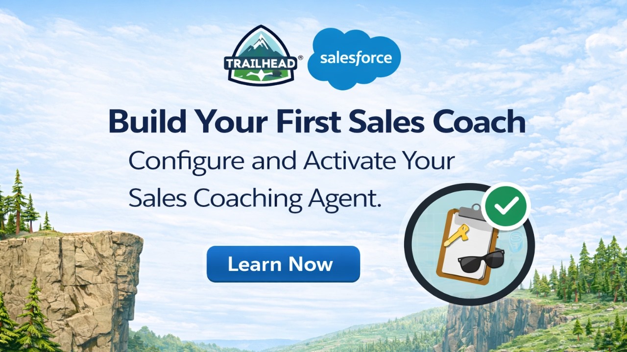 Build Your First Sales Coach | Configure & Activate Sales Coaching ...
