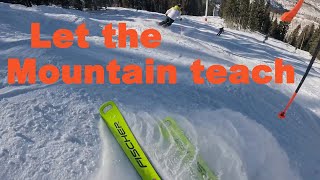 What the mountain can teach a skier, freeskiing with U16 coach Ben Brown
