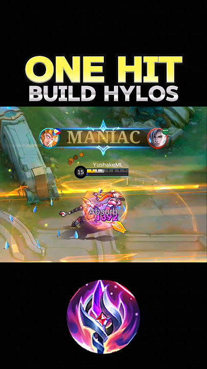 😱 WATCH THIS - BEST BUILD HYLOS 2024❓ (ONE HIT) ~ MLBB 🔥 #mobilelegends #onehitbuild #hylos #shorts