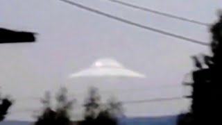 Silver White UFO Filmed From Backyard Shows Huge Ship @ufonews1