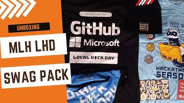 MLH Local Hack Day Swag Pack Unboxing 🔥🔥 | #MLH #LocalHackDay #LHD @MajorLeagueHacking