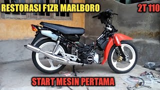 Merakit Komponen Restorasi Yamaha F1zr Marlboro Start Mesin Pertama Youtube