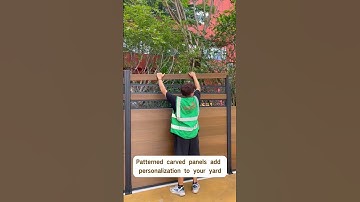 DIY Composite Fence Installation: Easy And Affordable #outdoors #wpc #mexytech #wpcfence #garden