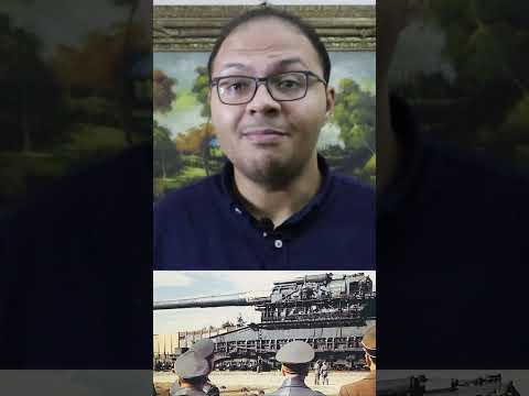 أكبر مدفع صنع في التاريخ مدفع جوستاف الدمار الألماني 