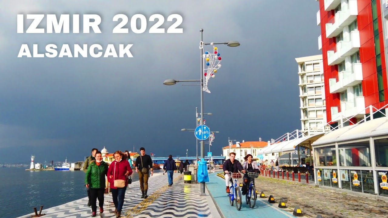 Izmir, तुर्किये | Konak → Alsancak | पैदल यात्रा 4K