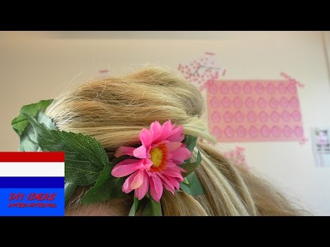 Video: Hoe Maak Je Haarjuwelen Met Bloemen