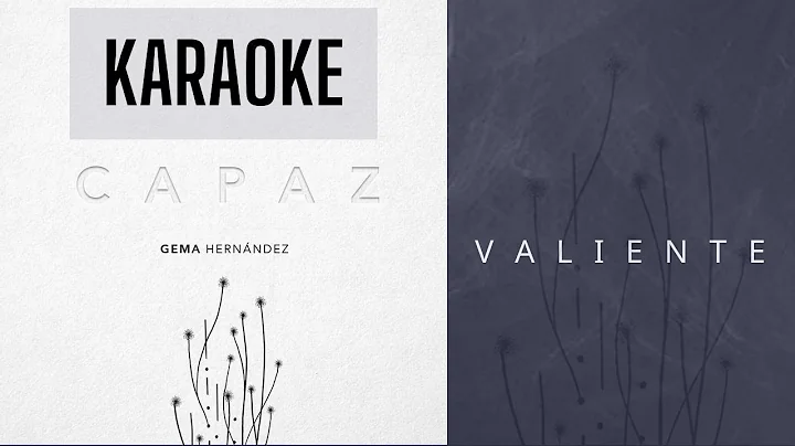 VALIENTE - GEMA HERNNDEZ | Karaoke