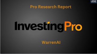Investingpro Pro Research Reports & Warrenai Die Besten Tools Für Smarte Investoren