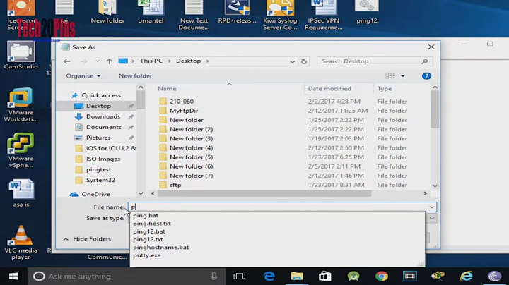 How to make a batch file to ping an IP address in Windows 10