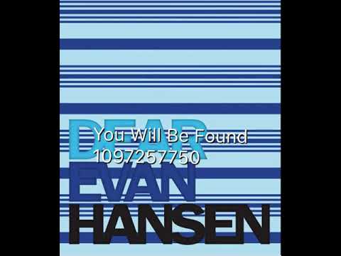 Dear Evan Hansen Roblox Music Id Codes Youtube - if i could tell her roblox id