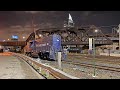 MBTA & Amtrak Trains Over the High Line Bridge in Somerville + Bonus Parked Pan Am Locomotive