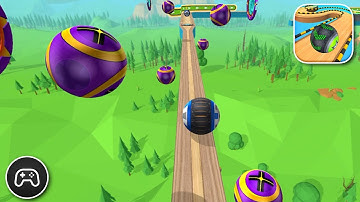 Going Balls - Gameplay Walkthrough Part 22 - Basic Levels 283-285 (iOS, Android) iPad Gameplay