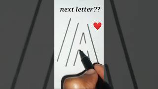 How to draw double A lsatisfyingvideo passionofcalligraphy tiktok