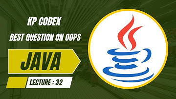 Java | Lecture:32 | Question