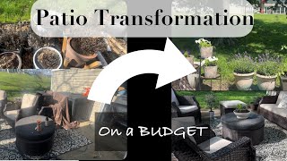 PATIO MAKEOVER 2024 || ON A BUDGET SUMMER REFRESH|| RENTAL FRIENDLY