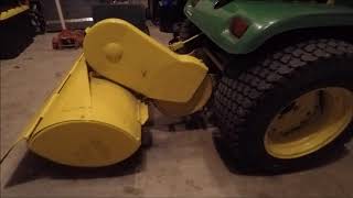 Model 31 Rototiller Mounting For John Deere 200 Series Tractors