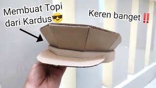 Cara Membuat Topi dari Kardus | Topi Polisi dari Kardus