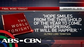 The World Tonight: The Final Word | January 2, 2019