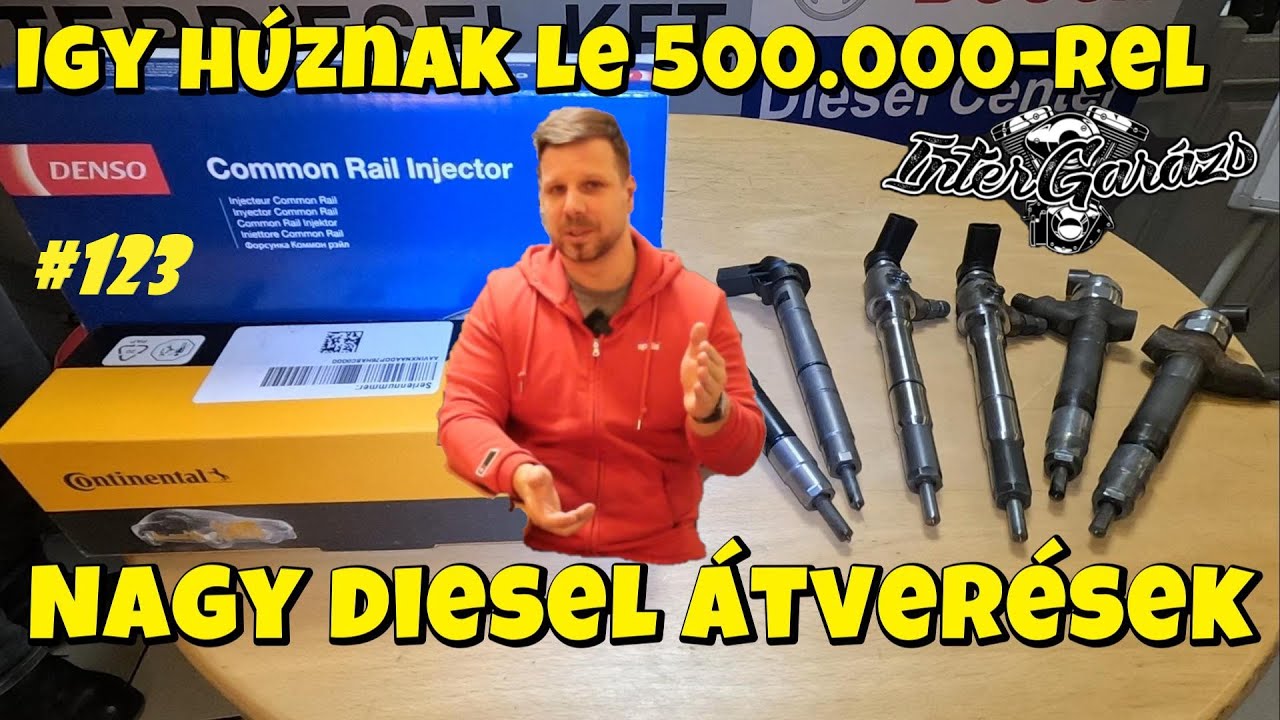 Diesel lehúzások! DENSO és SIEMENS injektor 