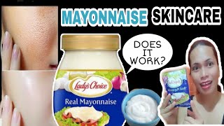 HOW TO USE MAYONNAISE ON FACE?