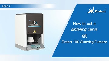 How to set a sintering curve at Zirdent 10S Sintering Furnace？
